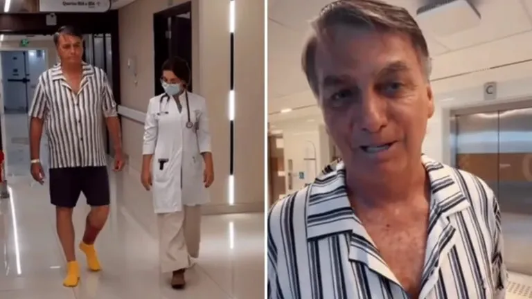Bolsonaro grava vídeo no hospital e atualiza estado de saúde