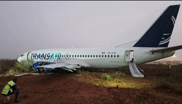 Avião sai da pista no Senegal e fere pelo menos 10 pessoas