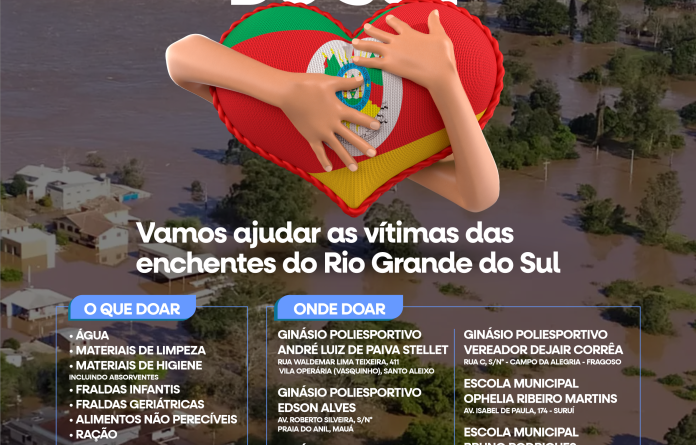 Prefeitura de Magé recebe doações para auxílio às vítimas das enchentes no Rio Grande do Sul